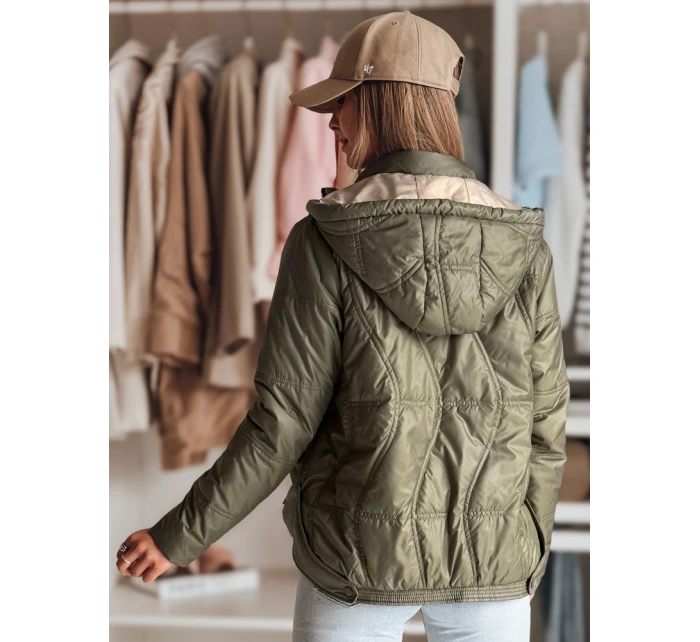 Dámská přechodná prošívaná bunda MARISSIA zelená FashionStreet TY4852