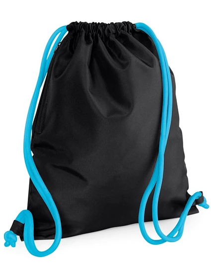 BagBase BG 110 Sportovní vak Icon 52.0110 black/surf blue BagBase BG 110 Sportovní vak Icon 52.0110 black/surf blue