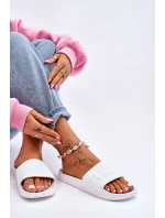 Dámské módní pantofle Big Star LL274A159 Bílé