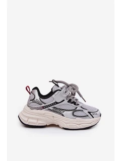 Dětské Tenisky Na Tlusté Podešvi Stříbrné Xairana