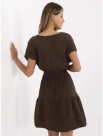 Šaty MI SK 92160.00 tmavě hnědé