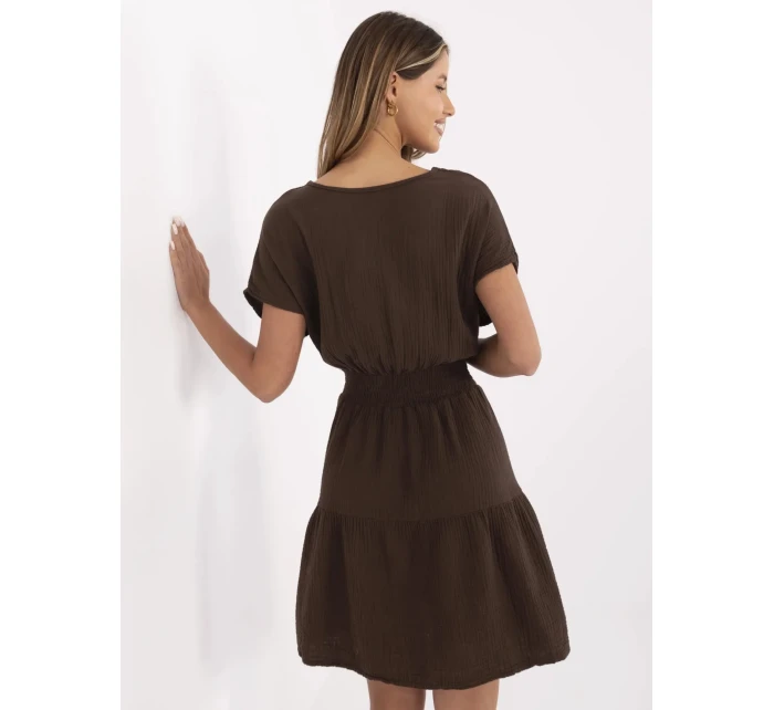 Šaty MI SK 92160.00 tmavě hnědé