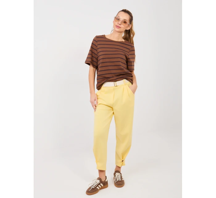 Kalhoty MI SP P6224.71 světle žluté Kalhoty MI SP P6224.71 světle žluté