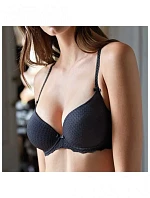 Dámská push-up podprsenka 20613 černá - Selmark