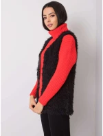 Dámská vesta TW KZ 1402.10P Černá - Och Bella Dámská vesta TW KZ 1402.10P Černá - Och Bella