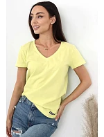 Dámské tričko Serek s krátkým rukávem hnědé - Off Pink