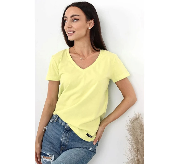 Dámské tričko Serek s krátkým rukávem hnědé - Off Pink