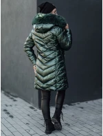 Dámská prošívaná zimní bunda BELLATRIX zelená FashionStreet TY4591