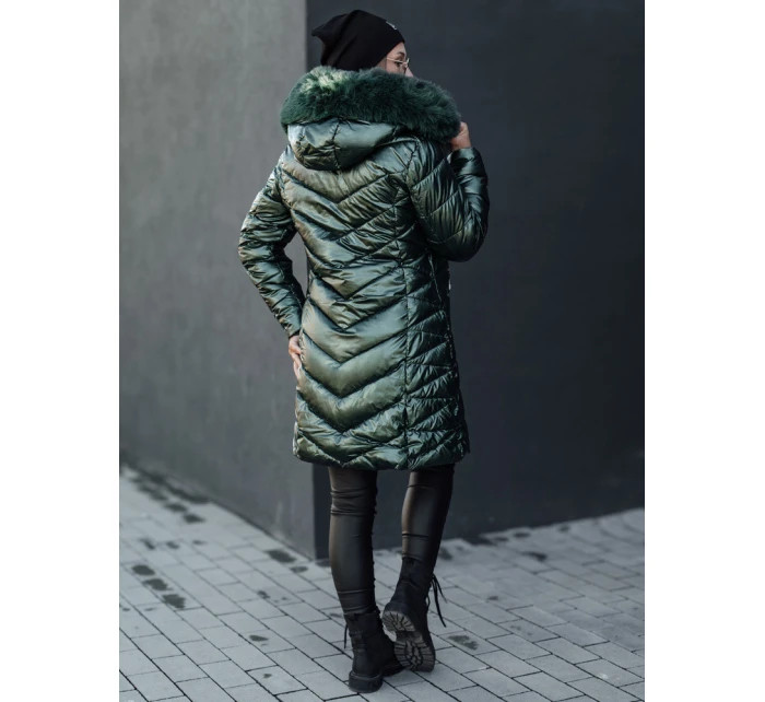 Dámská prošívaná zimní bunda BELLATRIX zelená FashionStreet TY4591