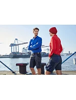 JN Pracovní elastické bermudy "Slim 02. black/black model 22532201 - Daiber JN Pracovní elastické bermudy "Slim 02. black/black model 22532201 - Daiber