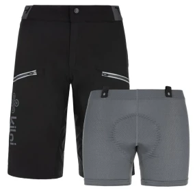 Dámské cyklistické kraťasy Trackee-w černá - Kilpi