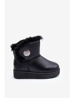 Dětské sněhule s z kožešiny černé Big Star model 21637354 - Big Star Shoes Dětské sněhule s z kožešiny černé Big Star model 21637354 - Big Star Shoes