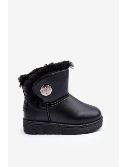 Dětské sněhule s z kožešiny černé Big Star model 21637354 - Big Star Shoes Dětské sněhule s z kožešiny černé Big Star model 21637354 - Big Star Shoes