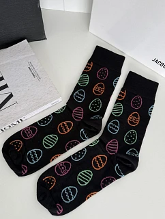 Pánské ponožky model 22045025 Černé - Milena