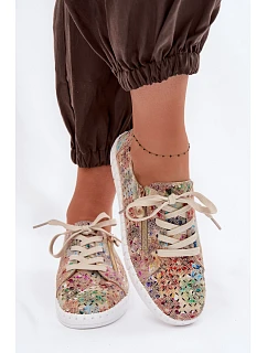 polobotky z přírodního semiše vícebarevné model 22095057 - EVENTO