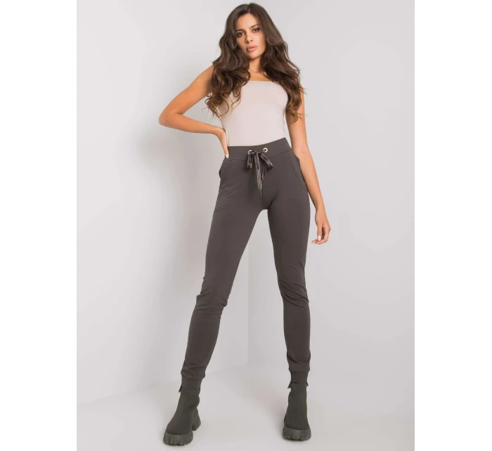 Tepláky RV DR 6202.27P tmavá khaki