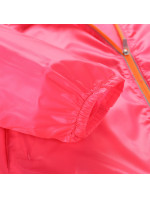 Dětská ultralehká bunda s impregnací ALPINE PRO BIKO neon knockout pink