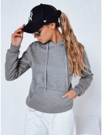 Dámská mikina BASIC s kapucí antracitová BY0172