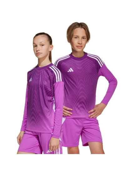 Dětské brankářské tričko adidas Tiro 25 Competition fialové JJ1934 Dětské brankářské tričko adidas Tiro 25 Competition fialové JJ1934