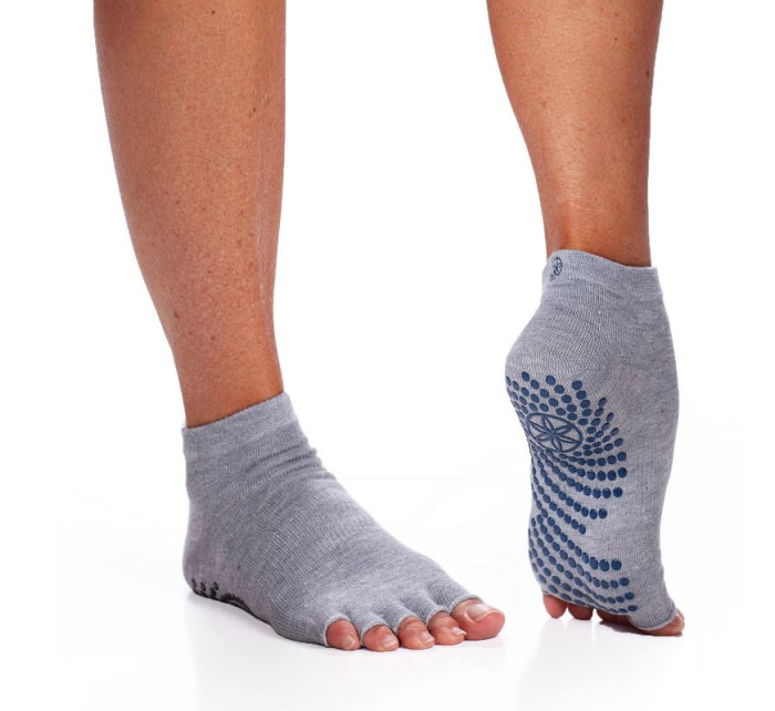 Protiskluzové ponožky na jógu bez prstů GAIAM 63708