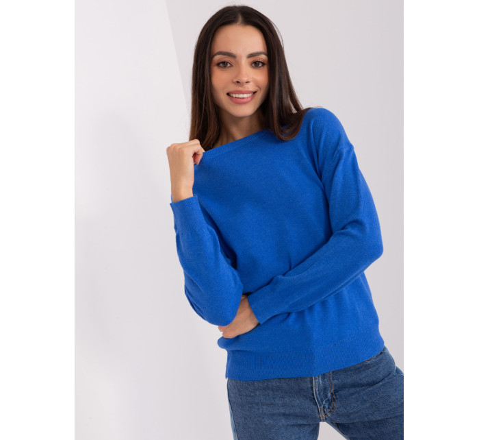 Sweter AT SW 2325.95P ciemny niebieski