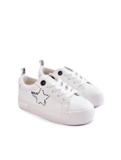 Dětská sportovní obuv Šněrovací Big Star KK374222 Bíle
