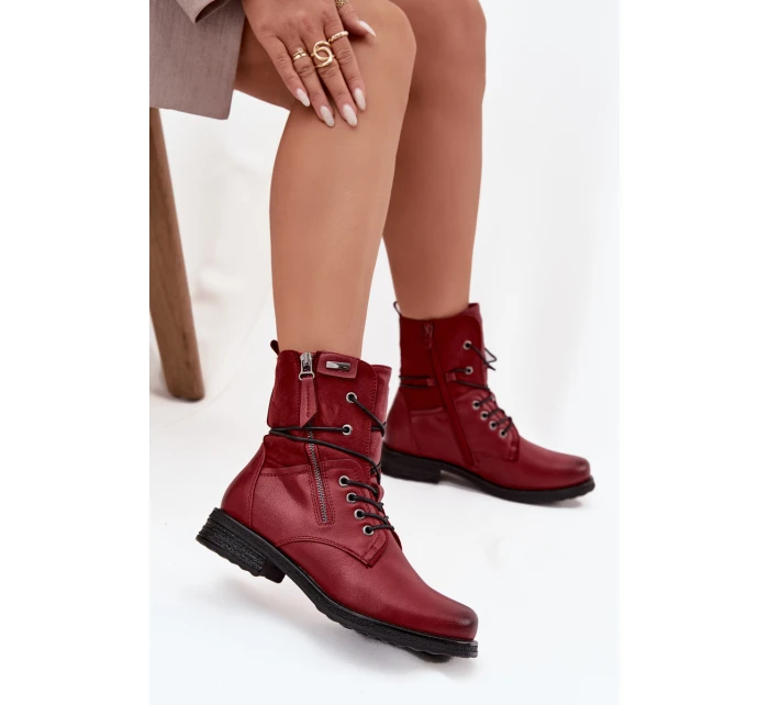 Dámské workery bordó Perfecto Dámské workery bordó Perfecto