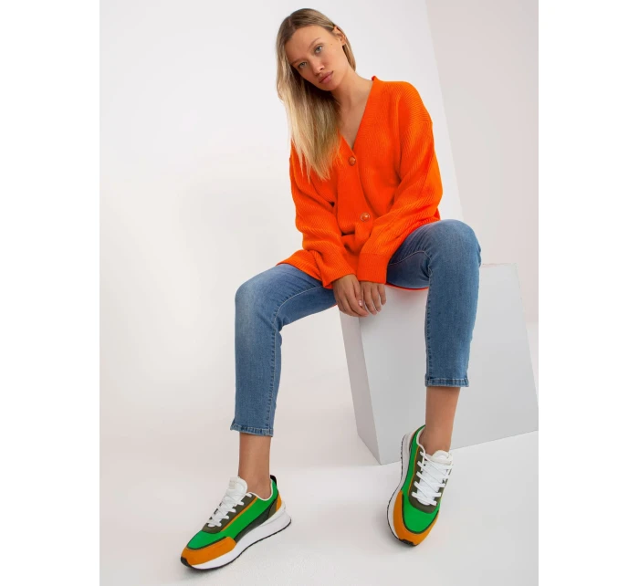 Dámský svetr LC SW 0267 oranžový