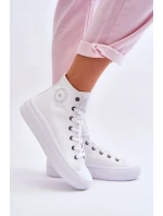 Dámské vysoké tenisky Big Star Bílé Dámské vysoké tenisky Big Star Bílé