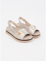 Designové sandály Jasnobeżowy dámské platforma Designové sandály Jasnobeżowy dámské platforma