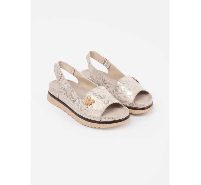 Designové sandály Jasnobeżowy dámské platforma Designové sandály Jasnobeżowy dámské platforma
