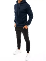 Pánské tmavě modré a černé tepláky Dstreet model 21967108 - FashionStreet