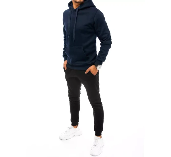 Pánské tmavě modré a černé tepláky Dstreet model 21967108 - FashionStreet