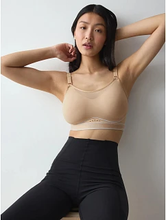 Dámská sportovní podprsenka Triaction Cardio Breeze N EX Tender Beige béžová - TRIUMPH