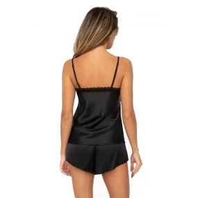 Dámské pyžamo Tiffani black - Donna Dámské pyžamo Tiffani black - Donna