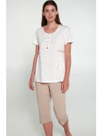 Vamp - Pyžamo s knoflíkovou légou 20386 - Vamp