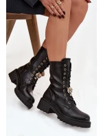 Dámské workery s ozdobou černé model 21744674 - Boto Dámské workery s ozdobou černé model 21744674 - Boto