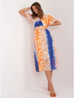 Sukienka DHJ SK  pomarańczowy model 20095157 - FPrice