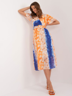 Sukienka DHJ SK  pomarańczowy model 20095157 - FPrice