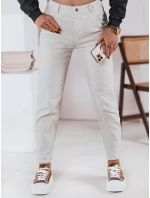 Dámské džínové kalhoty STREETSTYLE light beige FashionStreet UY2375