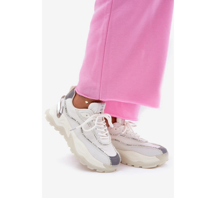 Dámské Sportovní Obuv Cross Jeans II2R4017C Bílé