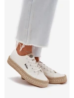 Dámské Tenisky S Pletením model 21694029 Bílé - Lee Cooper Dámské Tenisky S Pletením model 21694029 Bílé - Lee Cooper