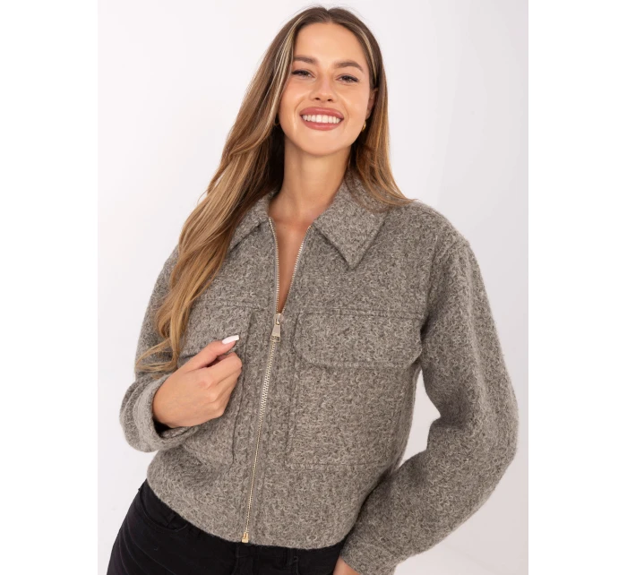 Bunda D46015XB43434A2 šedá