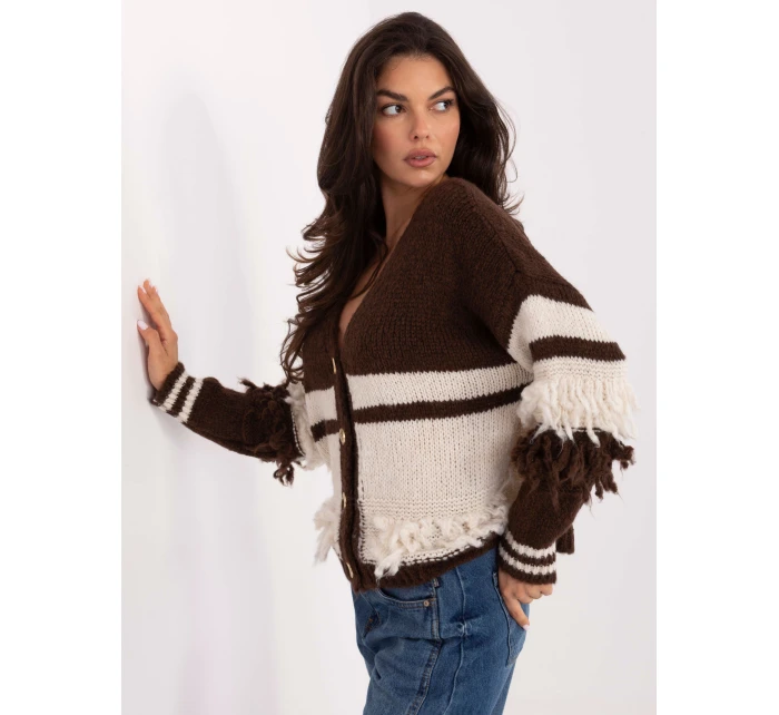 Jumper MI SW 3211.31 tmavě hnědý Jumper MI SW 3211.31 tmavě hnědý