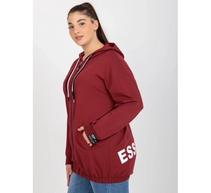 Mikina RV BL 8277.28 bordó