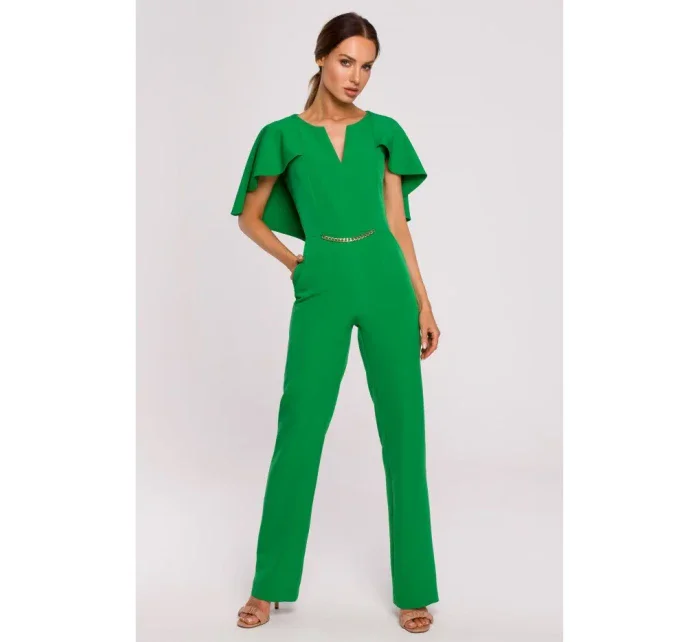 M670 Kombinéza s volánky - zelená