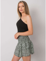 Zelenočerná sukně se vzory Onyx RUE PARIS