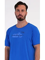 Pánská noční košile s krátkým rukávem Luis