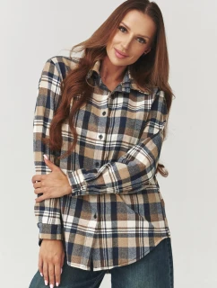 Košile s dlouhým rukávem  model 219732 Makadamia