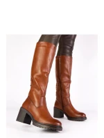 Kozačky na podpatku  model 222052 Solea